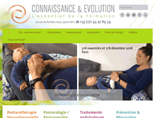 Tablet Screenshot of connaissance-evolution.com